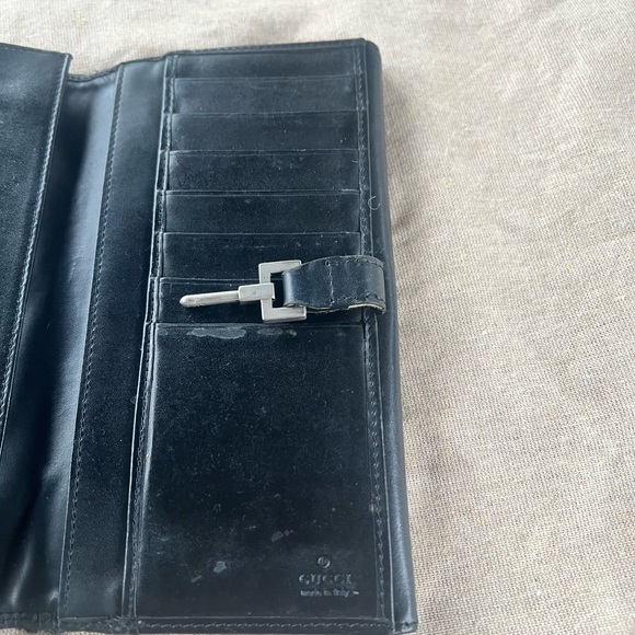 Gucci rare Jackie Piston Lock Long Wallet - Picture 15 of 16